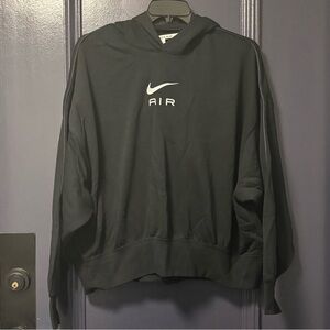Nike Air Hoodie Pullover Black White Large Oversized NWT